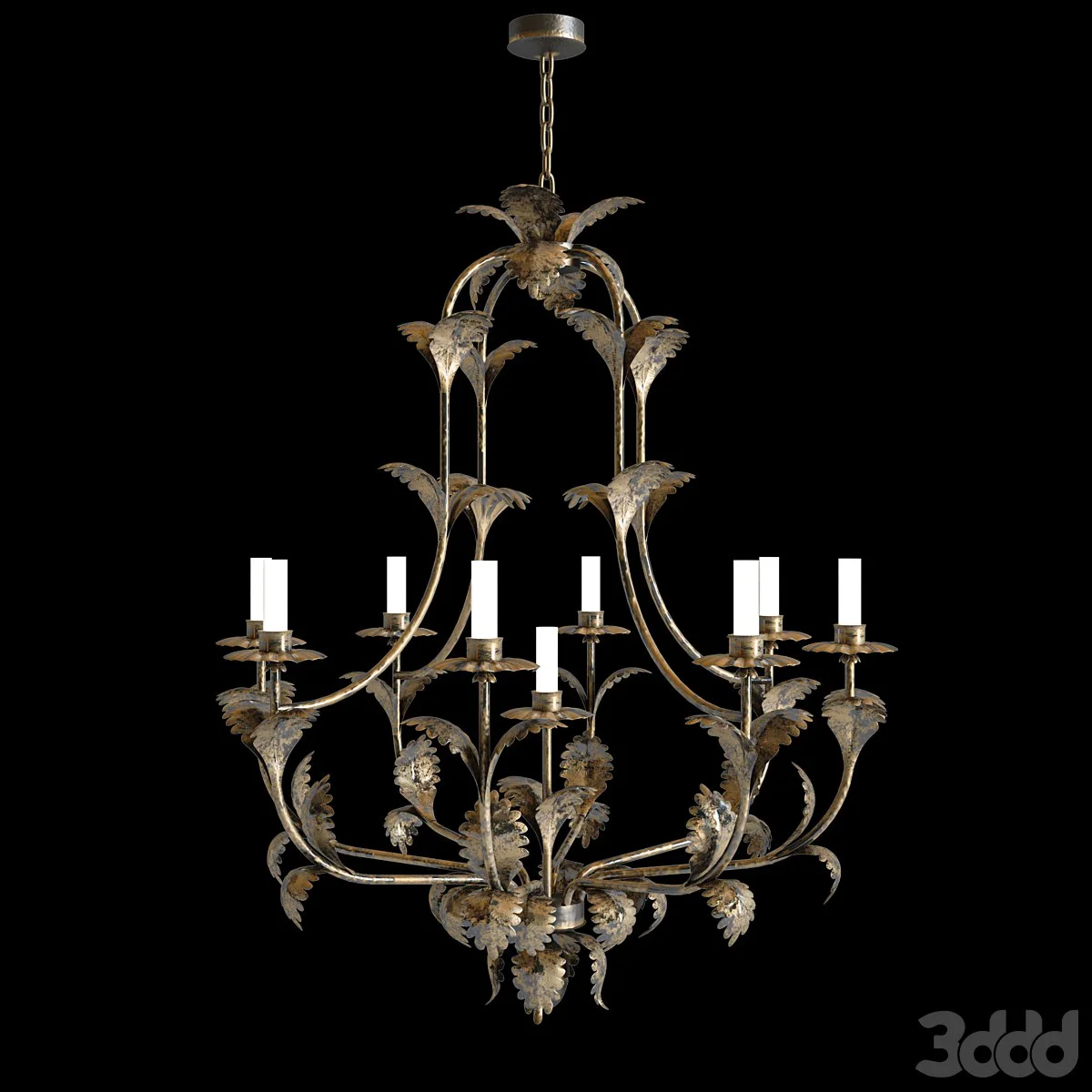 Vaughan Compiegne Leaf Chandelier